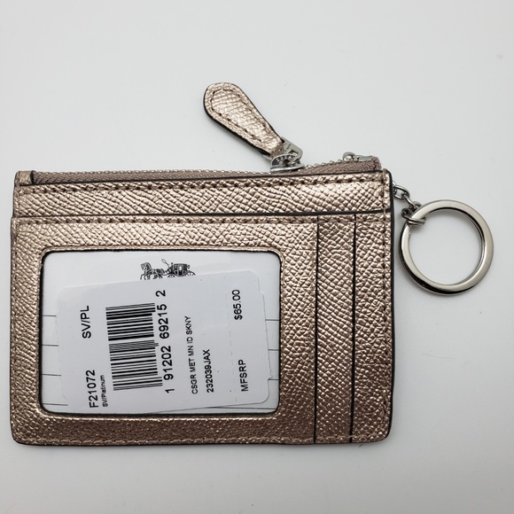 Coach Skinny Min Platinum NEW F21072 - Picture 2 of 3